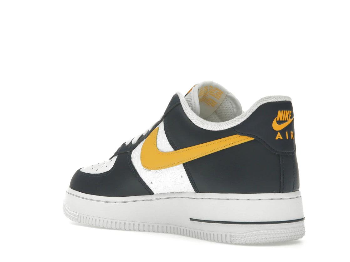 Nike Air Force 1 '07 Low Embossed Hoops Dark Obsidian - vue secondaire B