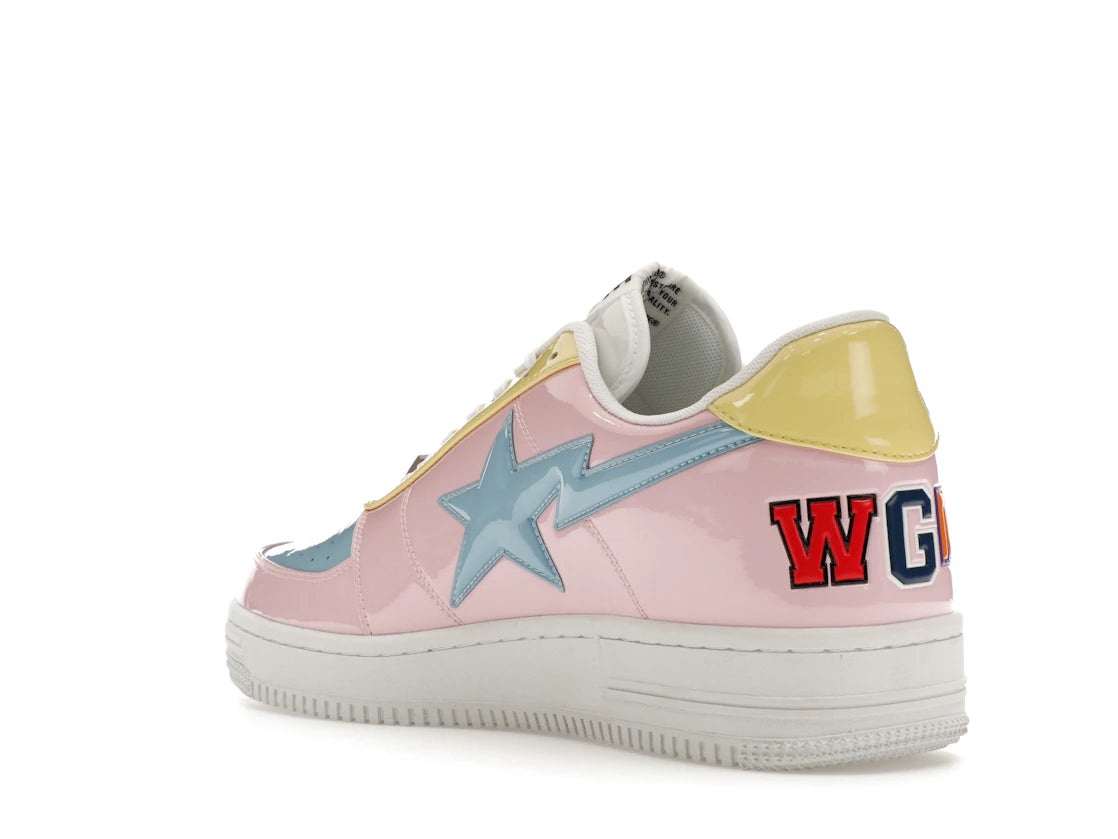 A Bathing Ape Bape Sta Low M2 20th Anniversary Patent Pink - vue secondaire B