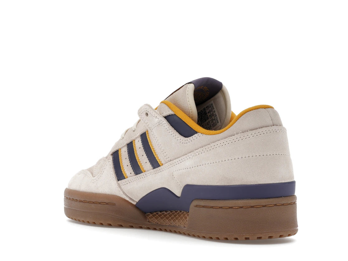 adidas Forum Low CL White Preloved Violet Yellow - vue secondaire B