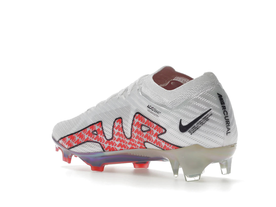 Nike Zoom Mercurial Vapor 15 Elite FG White Bright Crimson - vue secondaire B