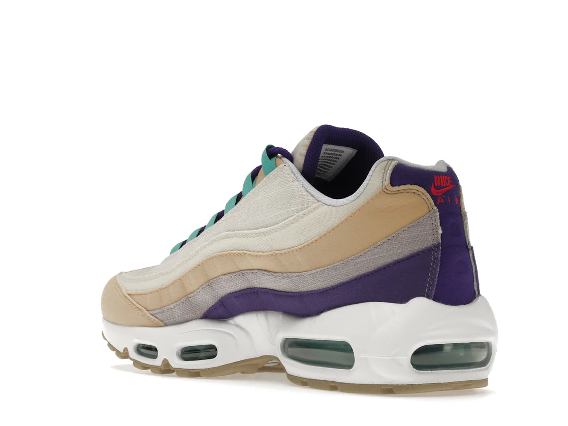 Nike Air Max 95 Air Sprung Sail Purple Teal - vue secondaire B