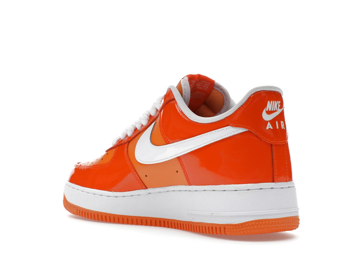 Nike Air Force 1 Low '07 Orange White Patent - vue secondaire B