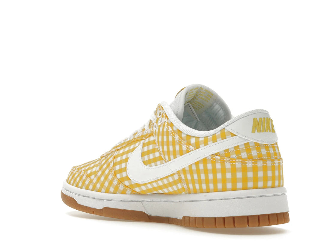 Nike Dunk Low Yellow Gingham (Women's) - vue secondaire B