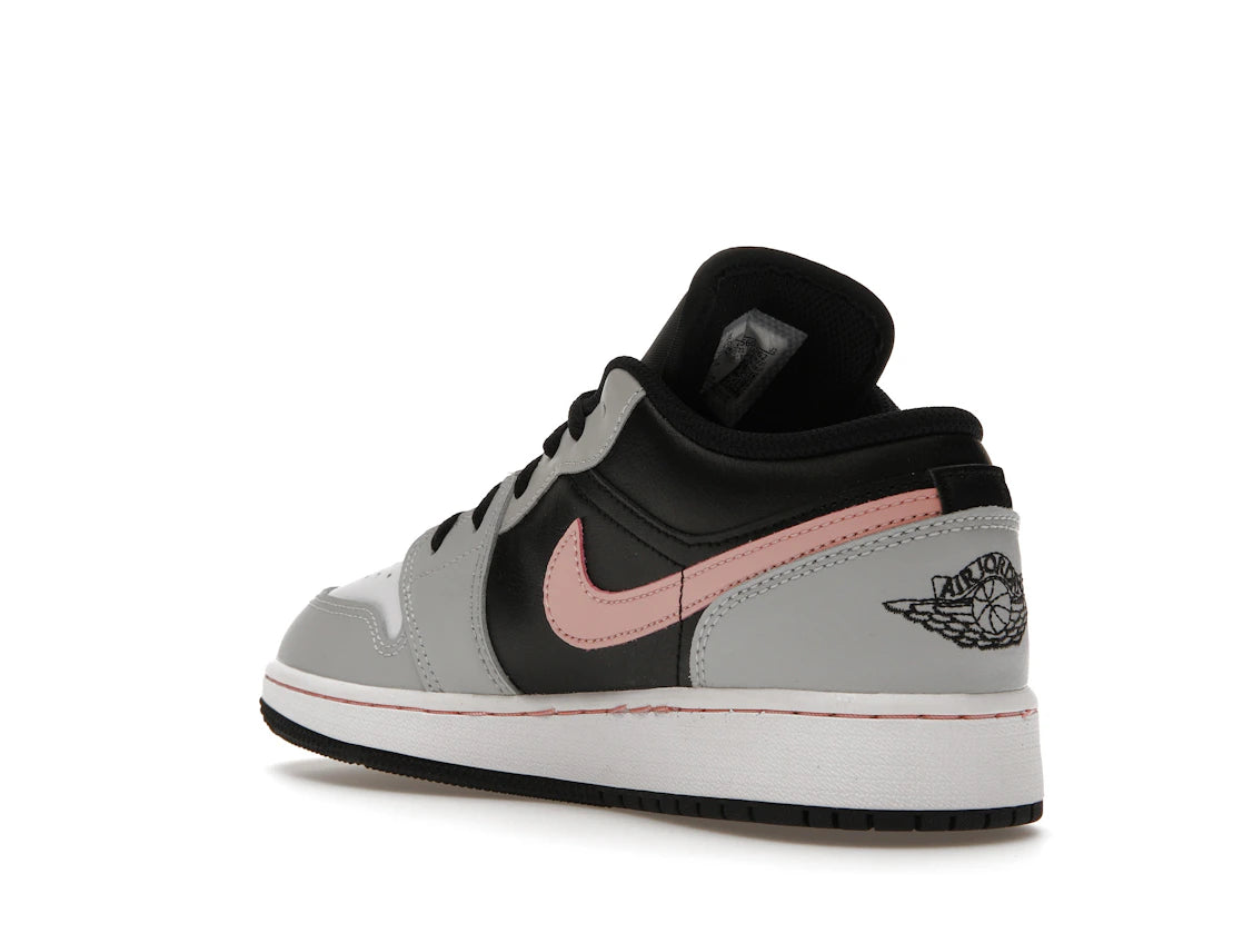 Jordan 1 Low Black Grey Pink (GS) - vue secondaire B