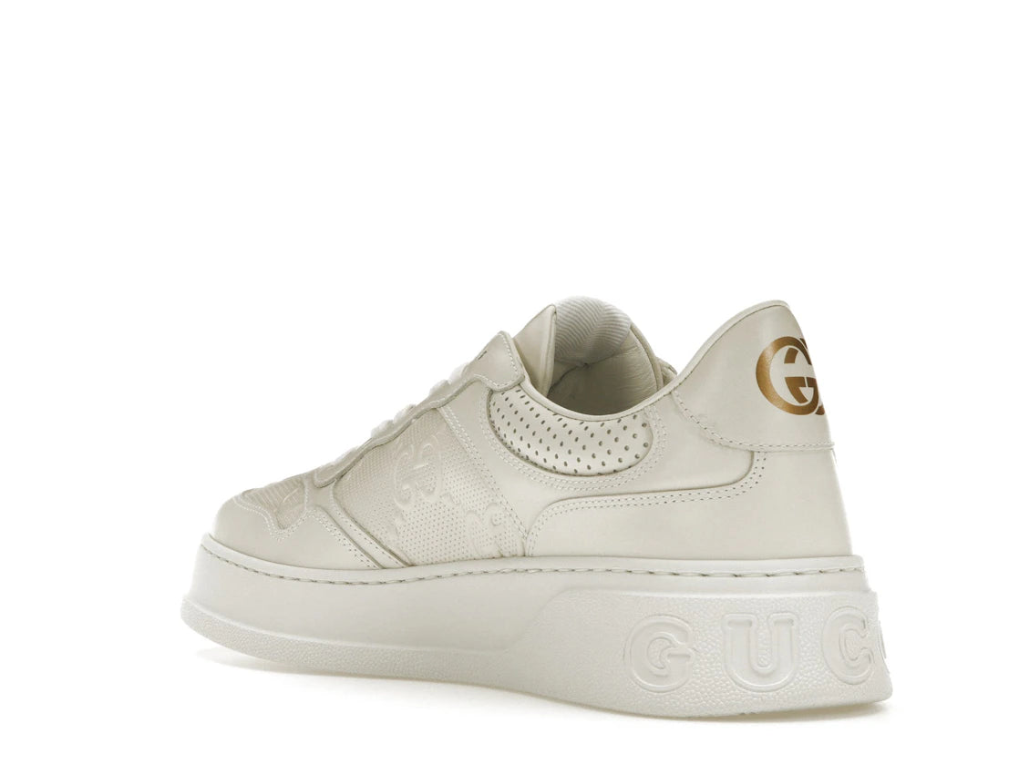Gucci GG Embossed White Leather - vue secondaire B