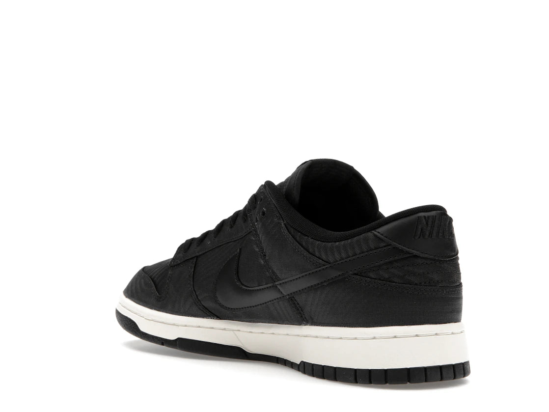 Nike Dunk Low Black Canvas - vue secondaire B