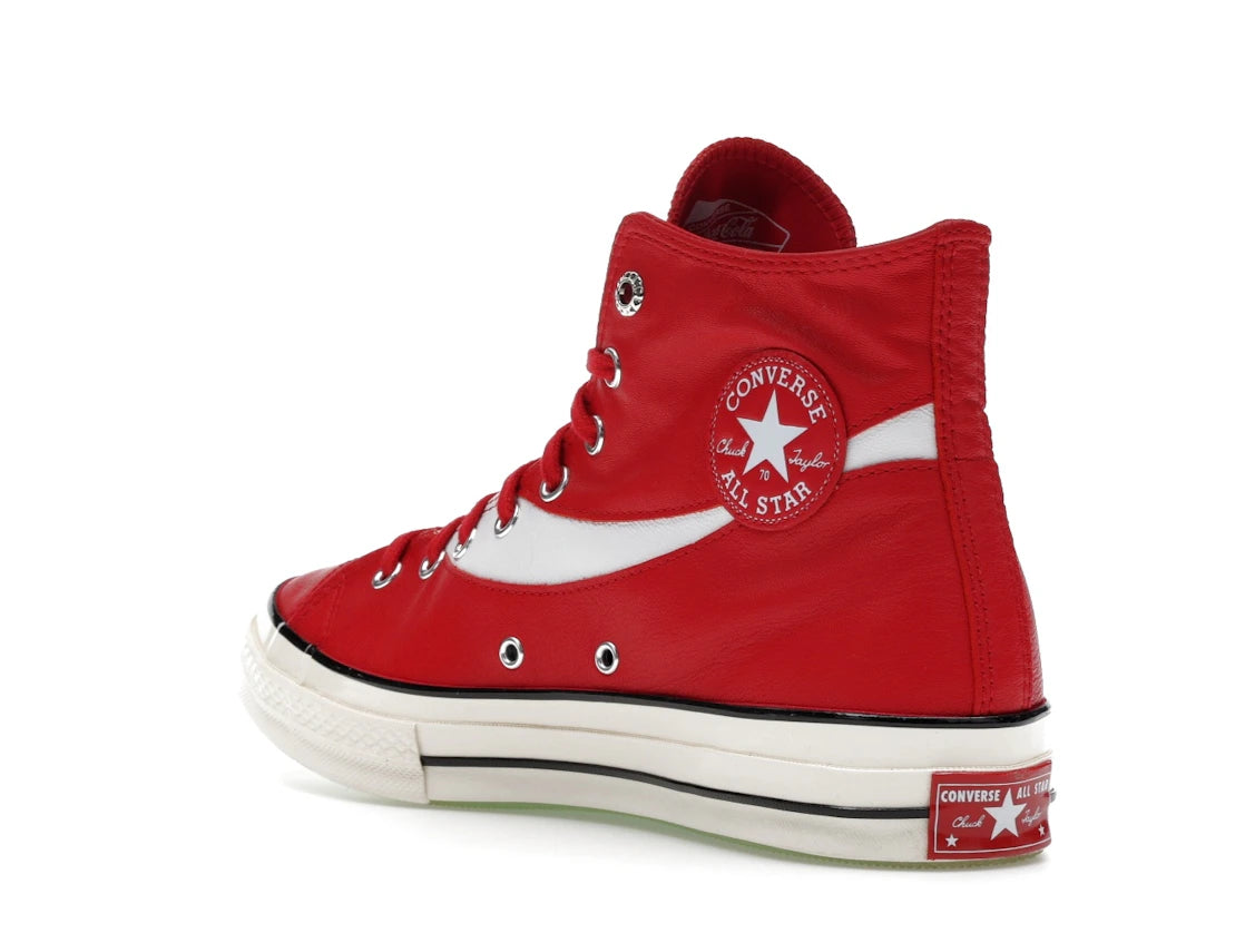 Converse Chuck 70 Hi Coca-Cola Racing Red Leather - vue secondaire B