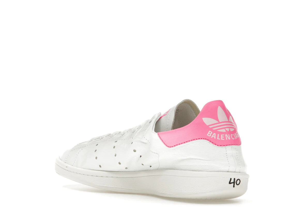Balenciaga x adidas Stan Smith White Pink Glow (Women's) - vue secondaire B