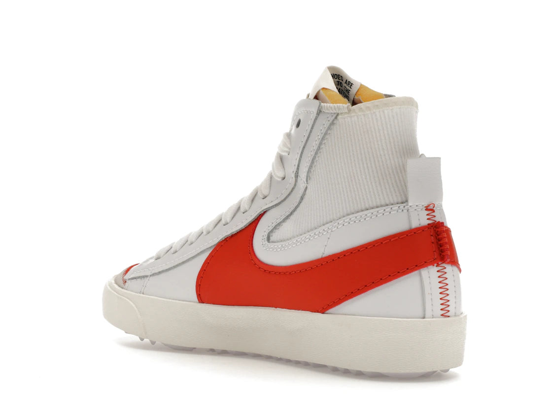 Nike Blazer Mid 77 Jumbo White Total Orange - vue secondaire B