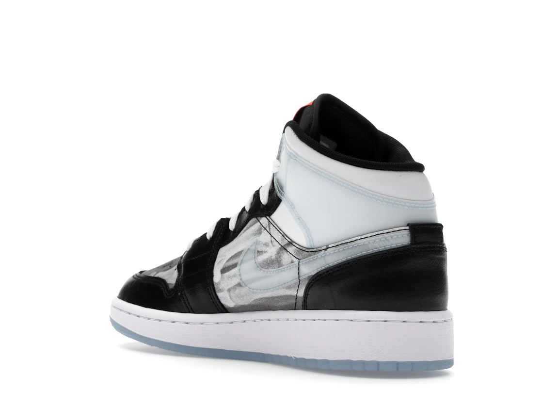 Jordan 1 Mid SS X-Ray (GS) - vue secondaire B