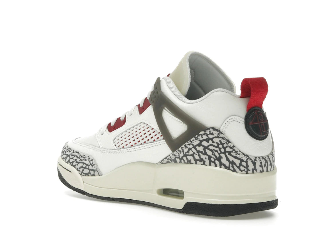 Jordan Spizike Low Sail Anthracite Coconut Milk Varsity Red - vue secondaire B