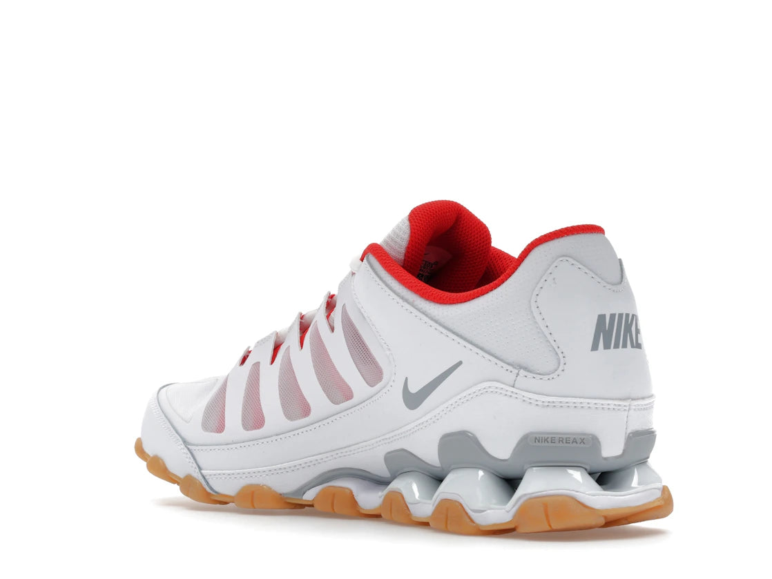 Nike Reax 8 TR White Wolf Grey Chile Red - vue secondaire B