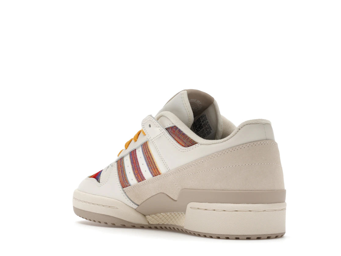 adidas Forum Low CL Cloud White Better Scarlet Blue Bird - vue secondaire B