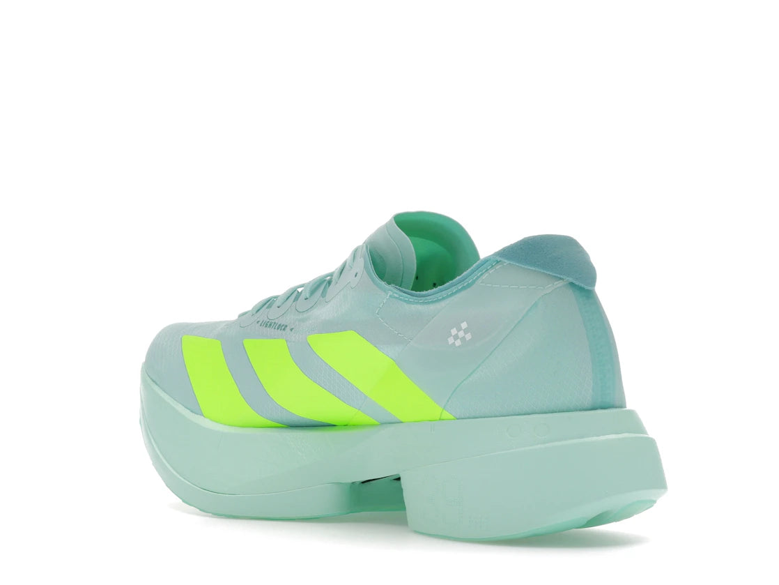 adidas Adizero Adios Pro 4 Semi Flash Aqua Lucid Lemon Mint Ton (Women's) - vue secondaire B