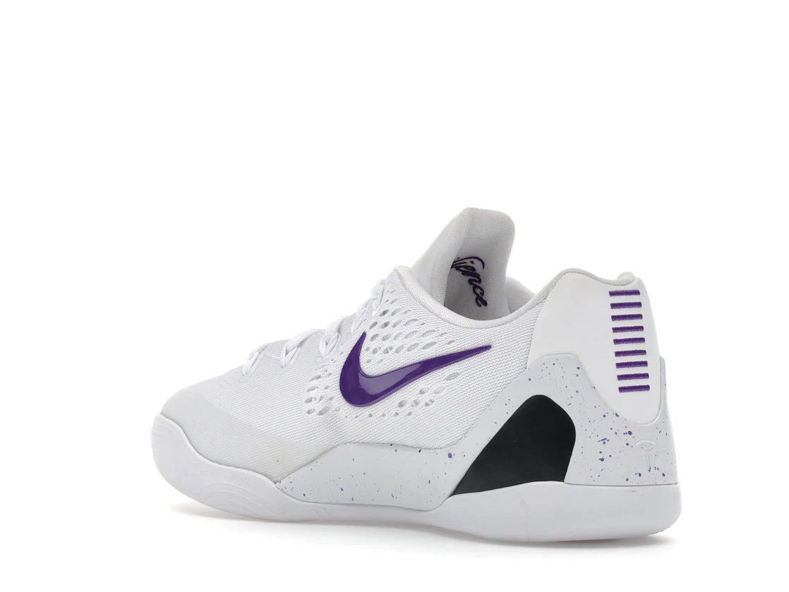 Nike Kobe 9 EM Low TB White Court Purple (GS) - vue secondaire B