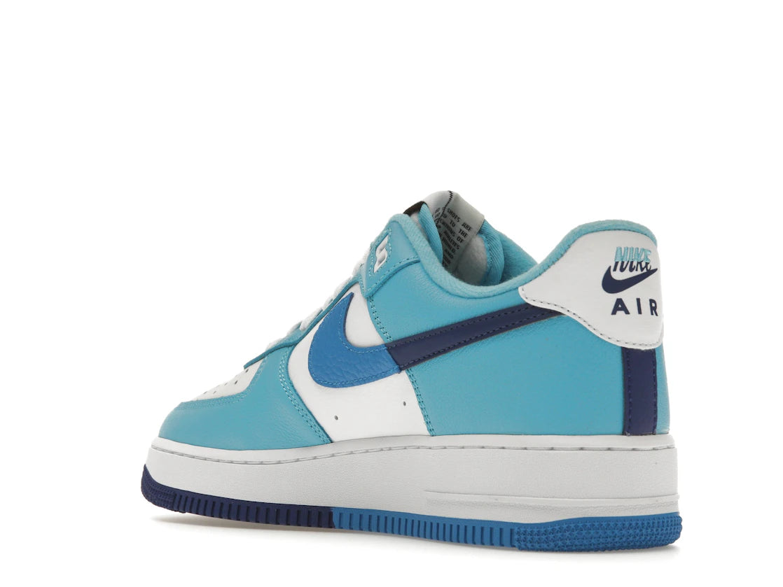 Nike Air Force 1 Low '07 LV8 Split Light Photo Blue Deep Royal - vue secondaire B