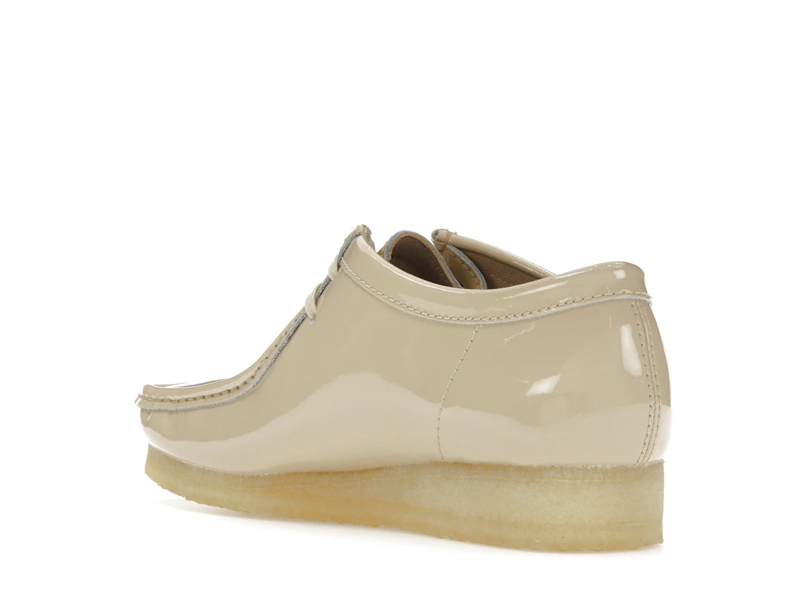 Clarks Originals Wallabee Patent Leather Boot Supreme Natural - vue secondaire B