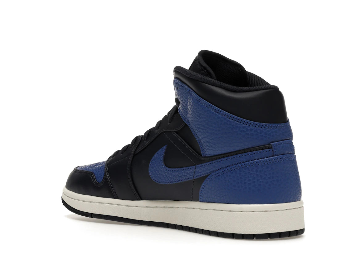 Jordan 1 Mid Obsidian Game Royal - vue secondaire B