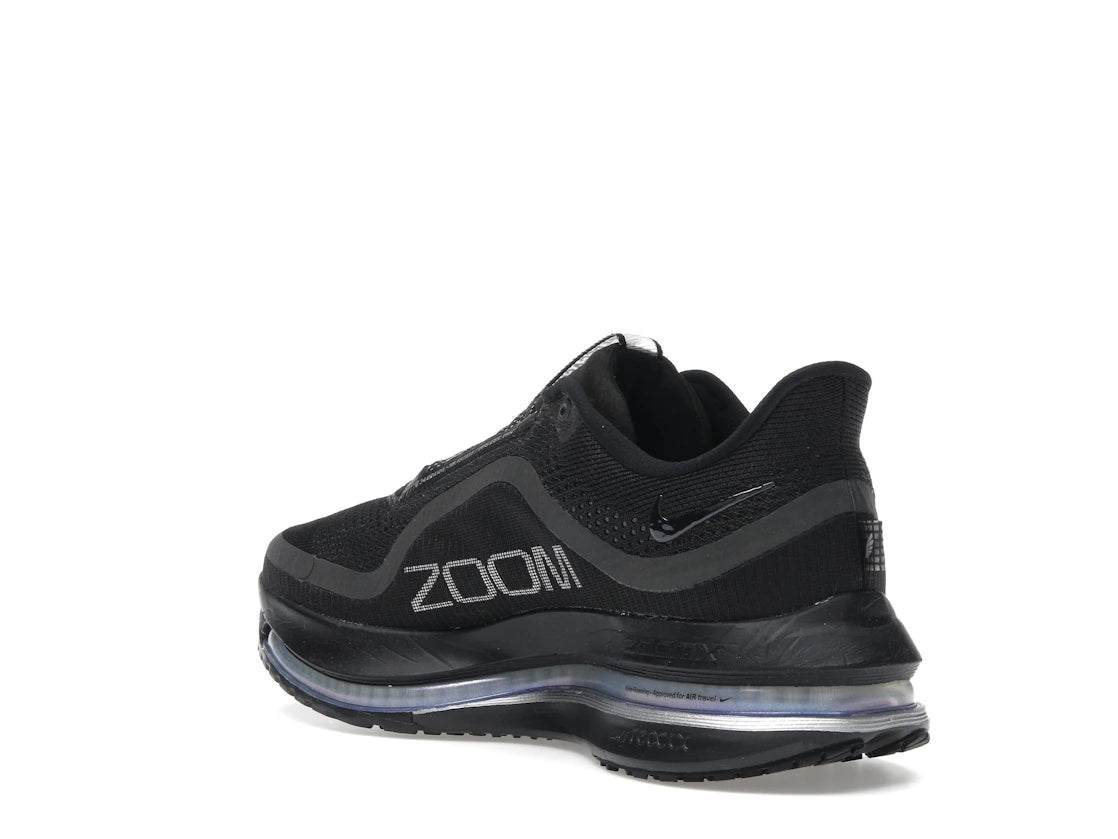 Nike Air Zoom Pegasus Premium Black Metallic Silver (Women's) - vue secondaire B
