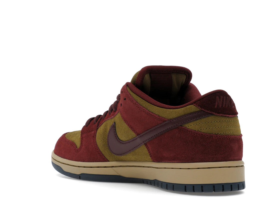 Nike SB Dunk Low Dark Team Red Olive Flak - vue secondaire B