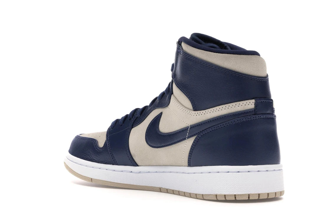 Jordan 1 Retro Premium Midnight Navy Light Cream (Women's) - vue secondaire B