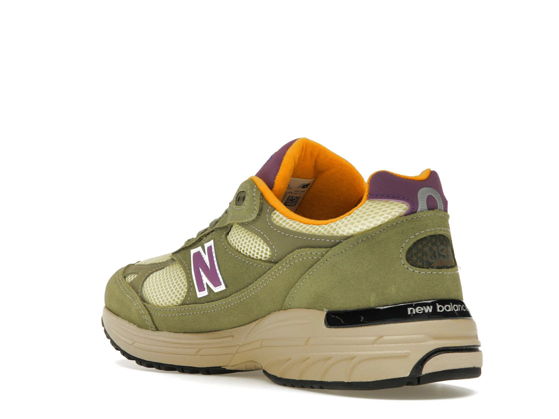 New Balance 993 MiUSA Teddy Santis Olive Leaf Maize - vue secondaire B