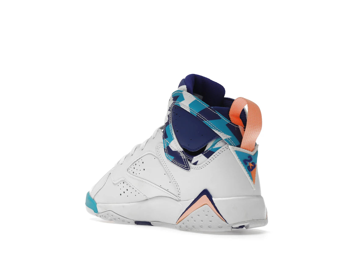 Jordan 7 Retro Chlorine Blue (GS) - vue secondaire B