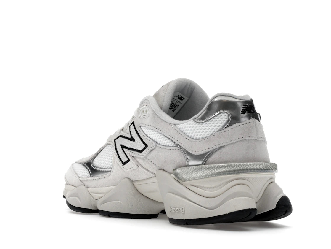New Balance 9060 White Black Metallic Silver - vue secondaire B