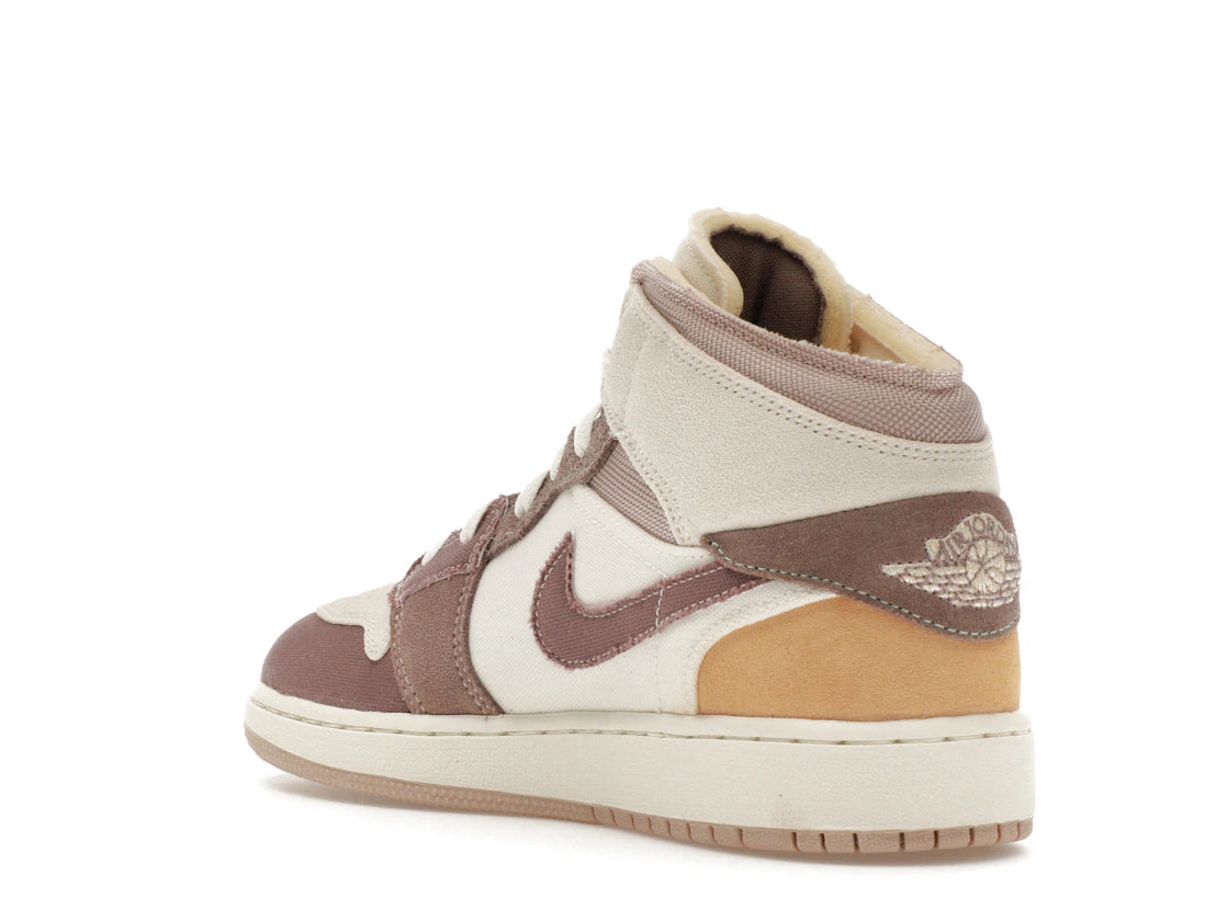 Jordan 1 Mid SE Craft Taupe Haze (GS) - vue secondaire B