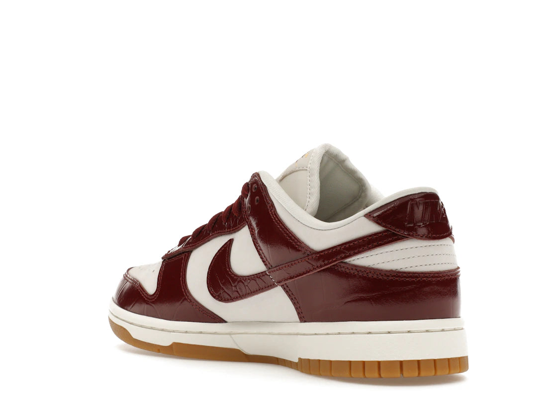 Nike Dunk Low LX Dark Team Red Croc (Women's) - vue secondaire B