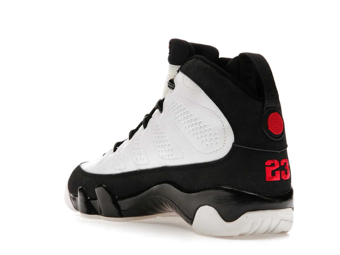 Jordan 9 Retro White Black Red (2002) - vue secondaire B