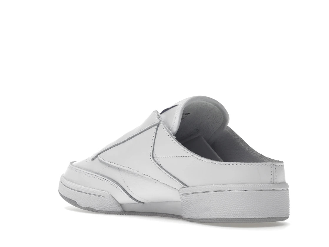 Reebok Club C Laceless Mule Beams White - vue secondaire B