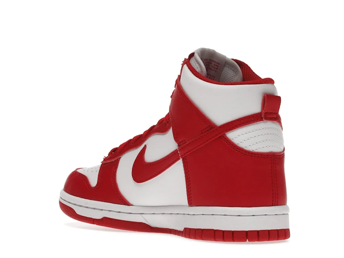 Nike Dunk High Championship White Red (White Tongue Tag) (GS) - vue secondaire B