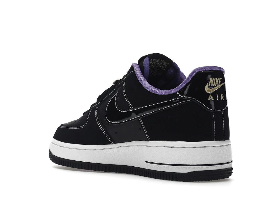 Nike Air Force 1 Low '07 LV8 World Champ Black Purple - vue secondaire B