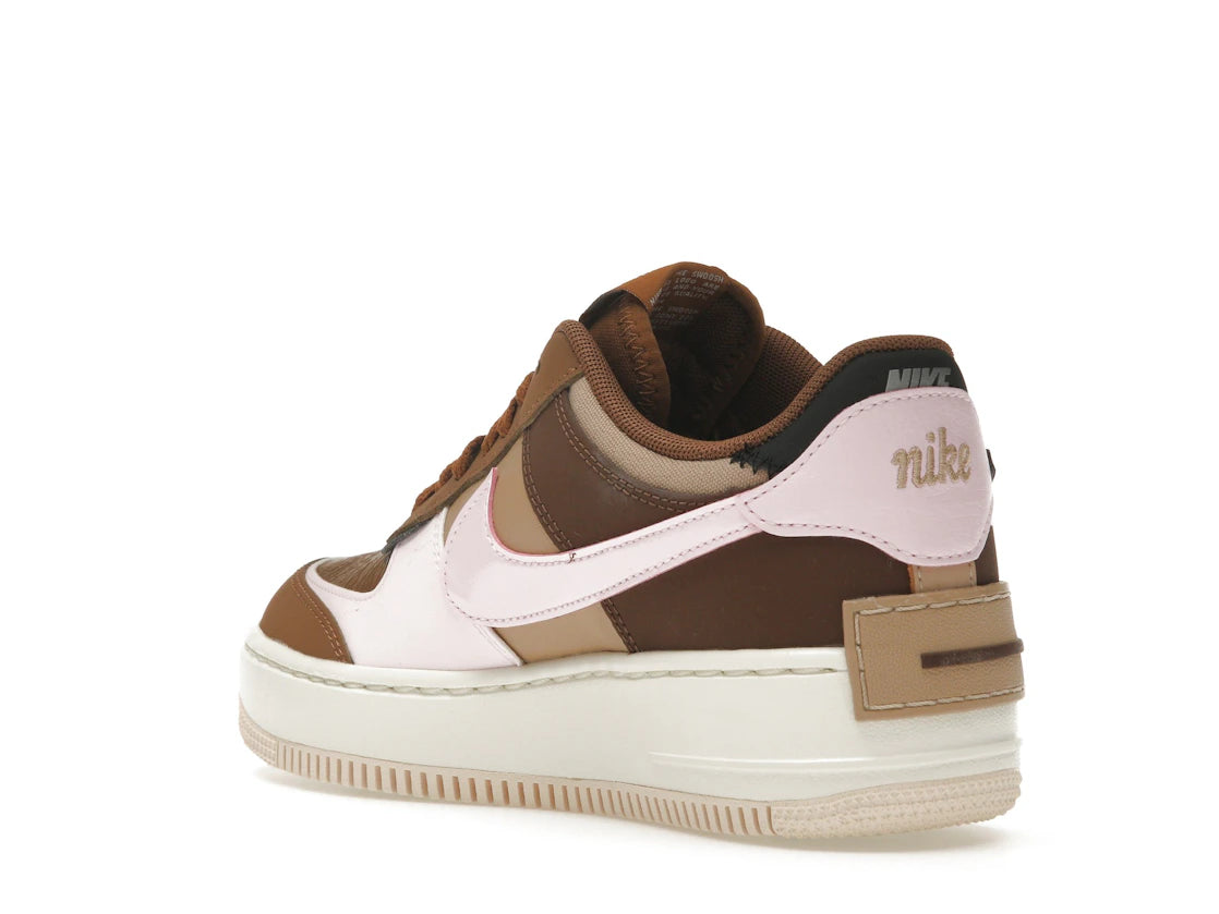 Nike Air Force 1 Low Shadow Light British Tan Pink Foam (Women's) - vue secondaire B