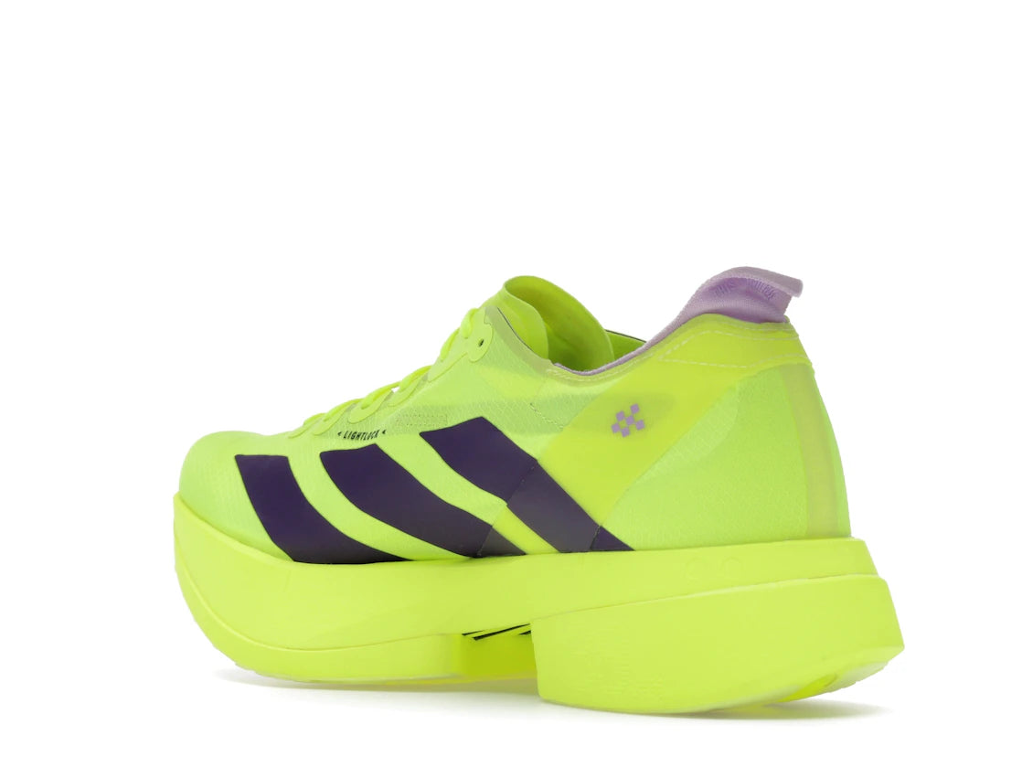 adidas Adizero Adios Pro 4 Solar Yellow Aurora Plum Powder Plum - vue secondaire B