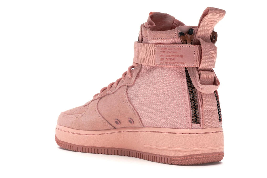 Nike SF Air Force 1 Mid Coral Stardust - vue secondaire B