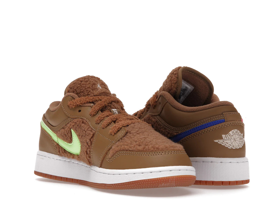 Jordan 1 Low Utility Teddy Bear (GS) - vue secondaire B