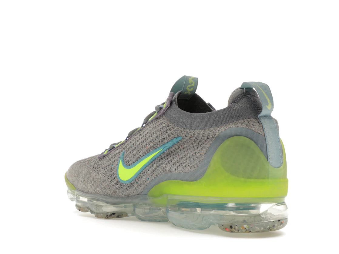 Nike Air VaporMax 2021 FK Particle Grey Liquid Lime - vue secondaire B