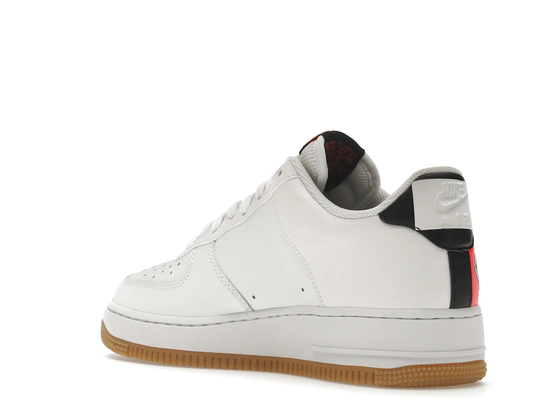Nike Air Force 1 Low NBA White Crimson Gum - vue secondaire B
