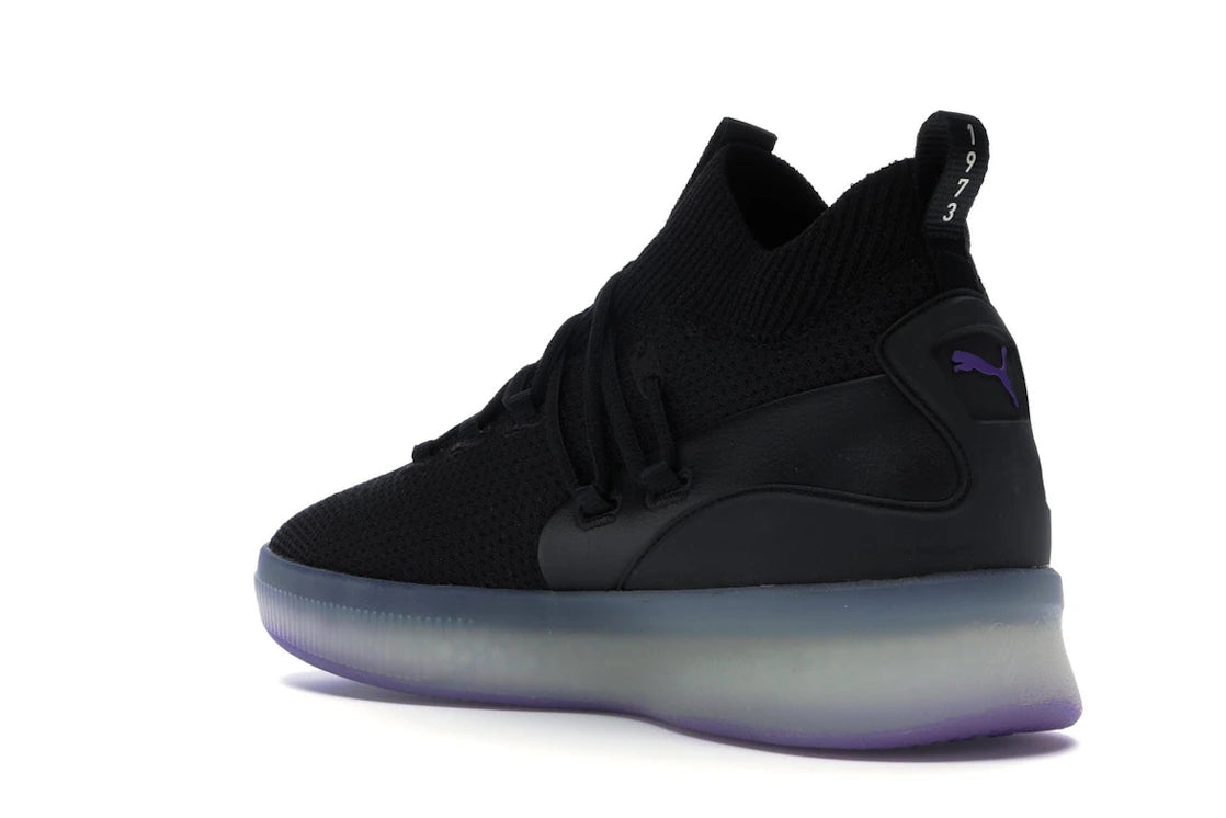 Puma Clyde Court Disrupt Black Electric Purple - vue secondaire B