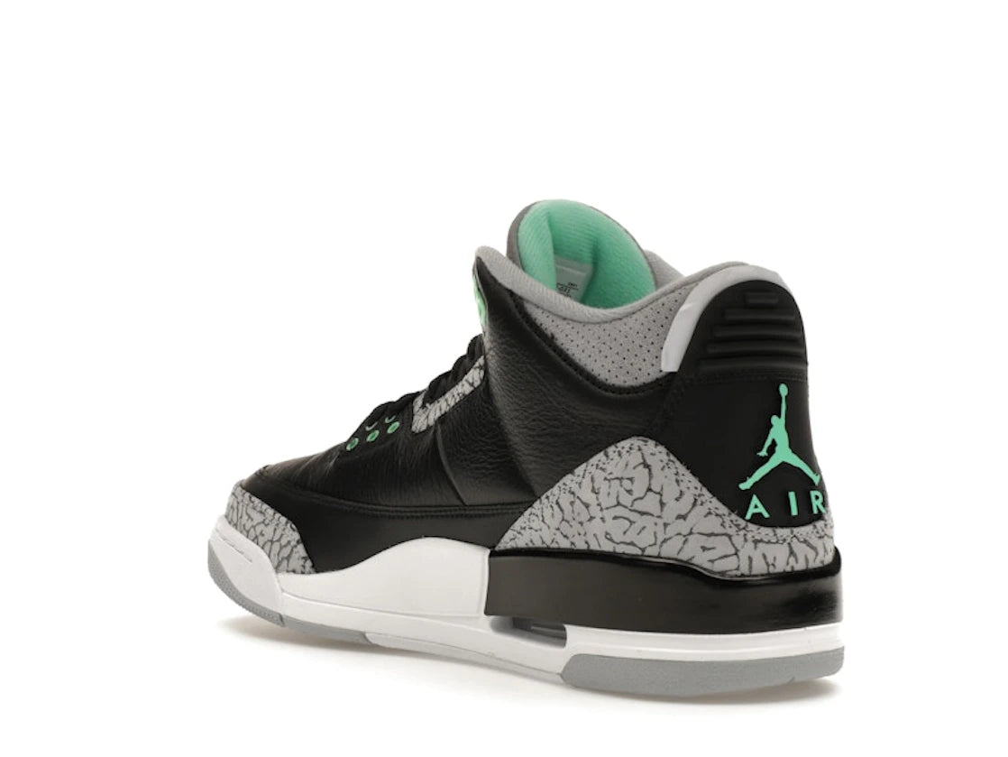 Jordan 3 Retro Green Glow - vue secondaire B