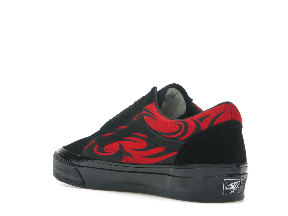 Vans Old Skool 36 LX Warped Tour Black Red - vue secondaire B