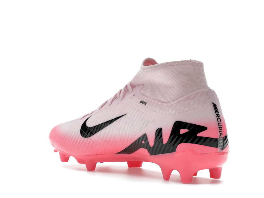 Nike Mercurial Superfly 9 Academy MG Pink Foam Black - vue secondaire B
