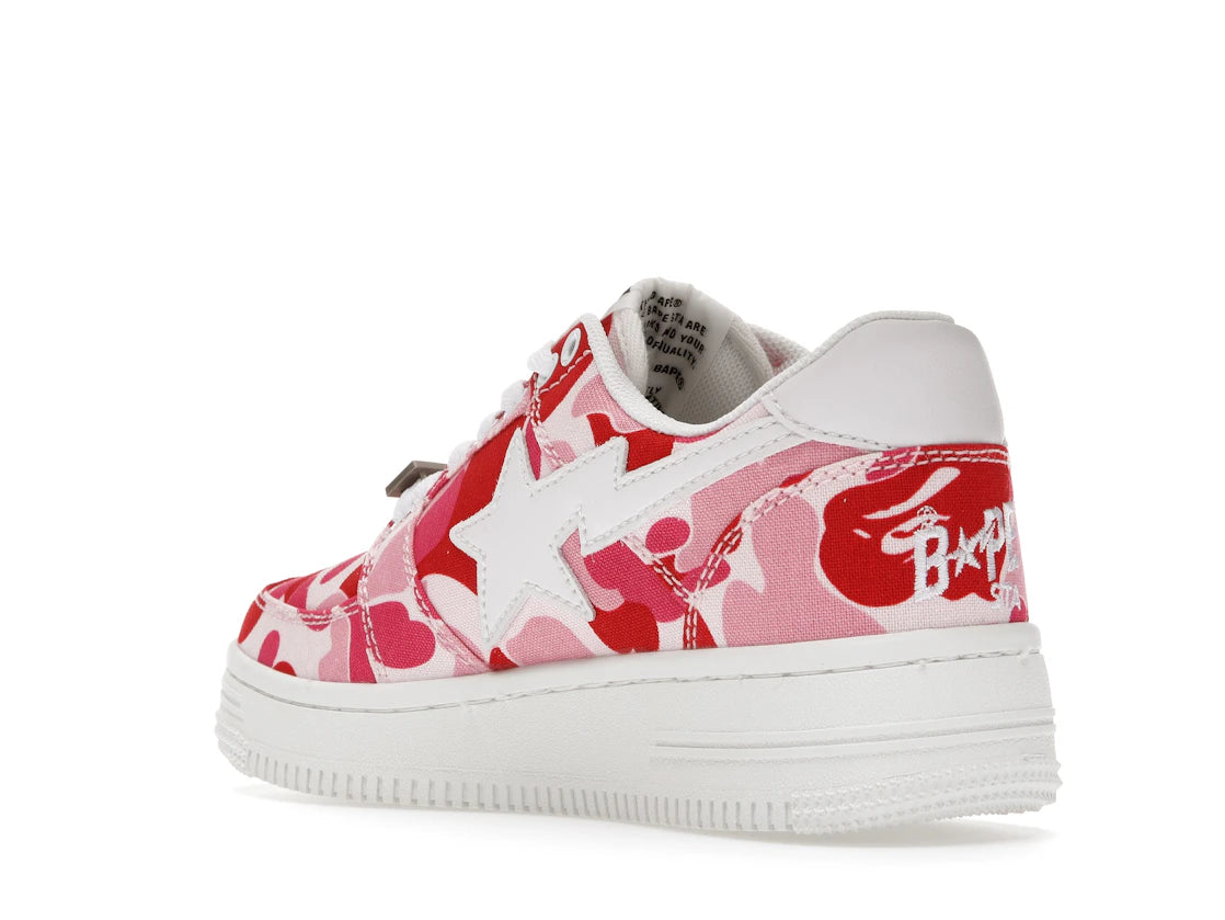 A Bathing Ape Bape Sta Low ABC Camo 20th Anniversary Pink - vue secondaire B