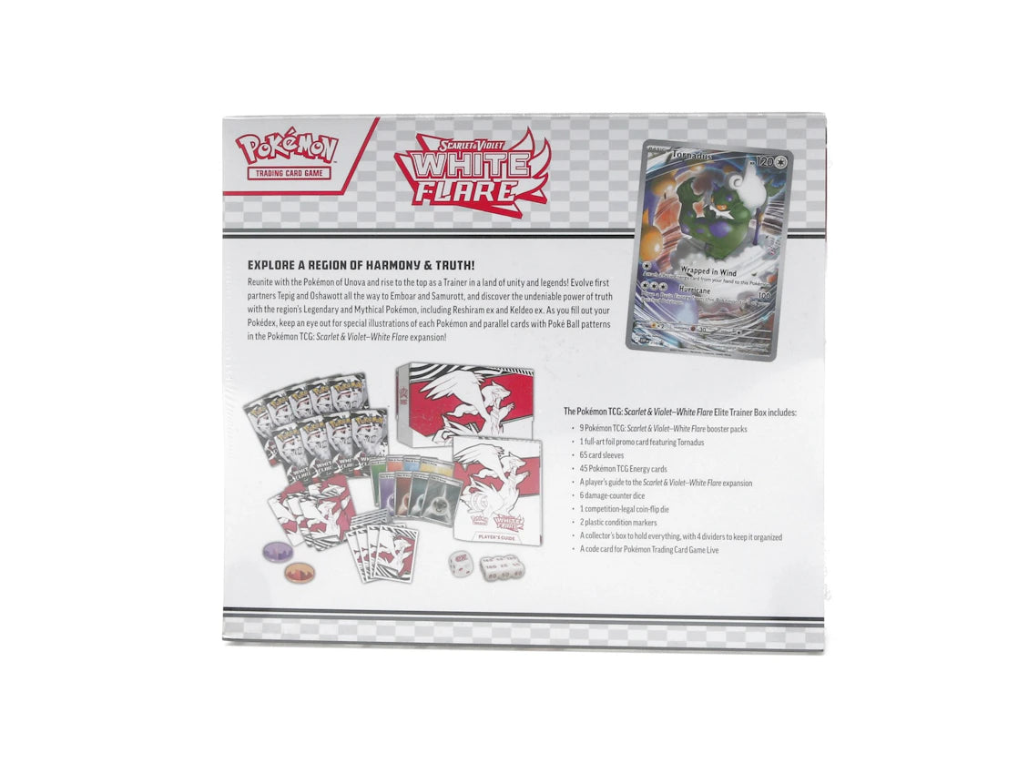 2025 Pokémon Scarlet & Violet White Flare Elite Trainer Box - vue secondaire B