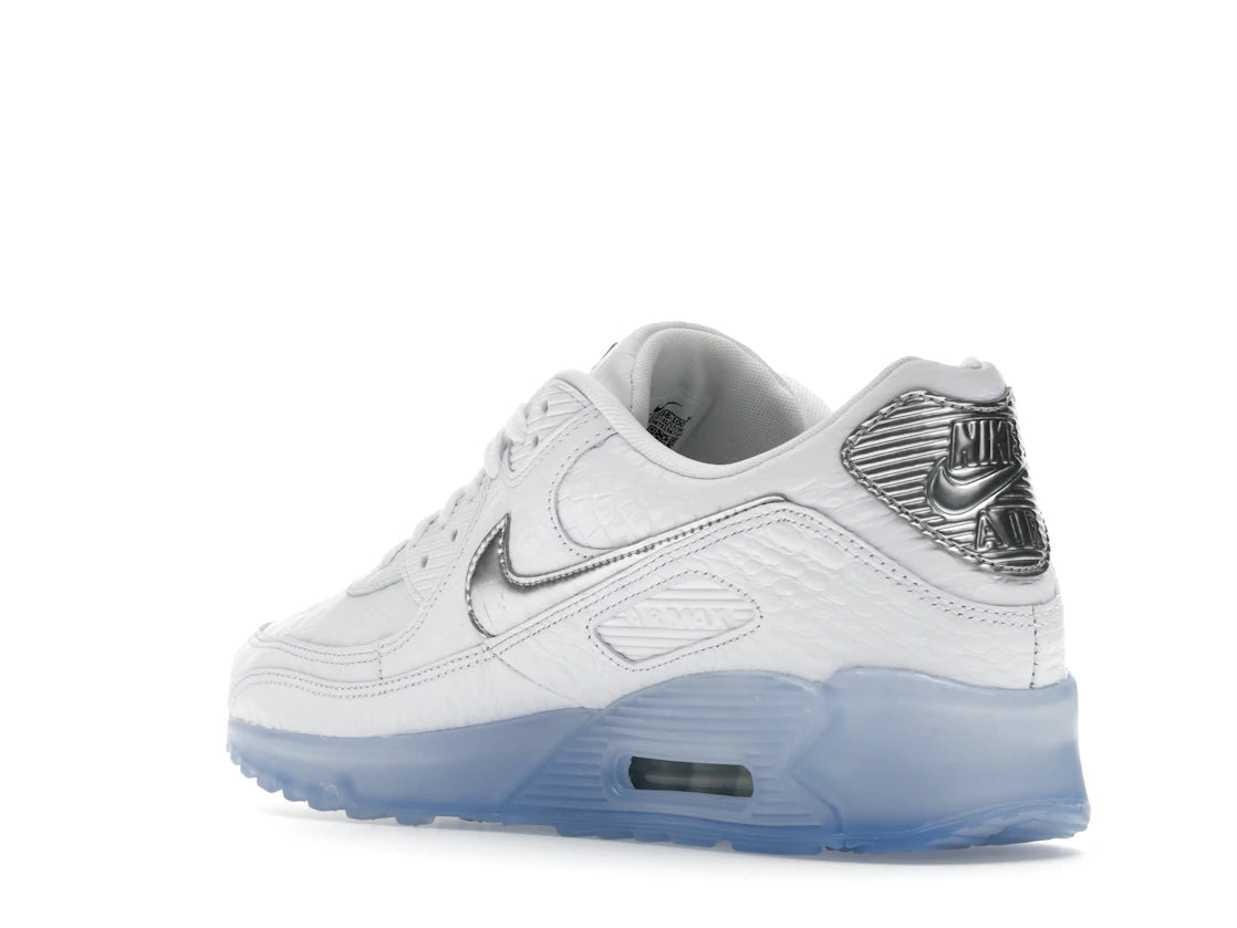 Nike Air Max 90 Terrascape White Croc Blue Tint - vue secondaire B
