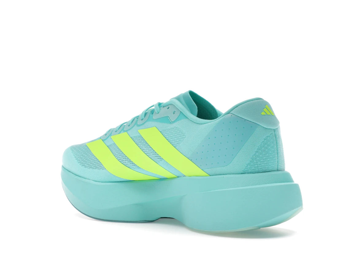 adidas Adizero Evo SL Flash Aqua Lucid Lemon - vue secondaire B