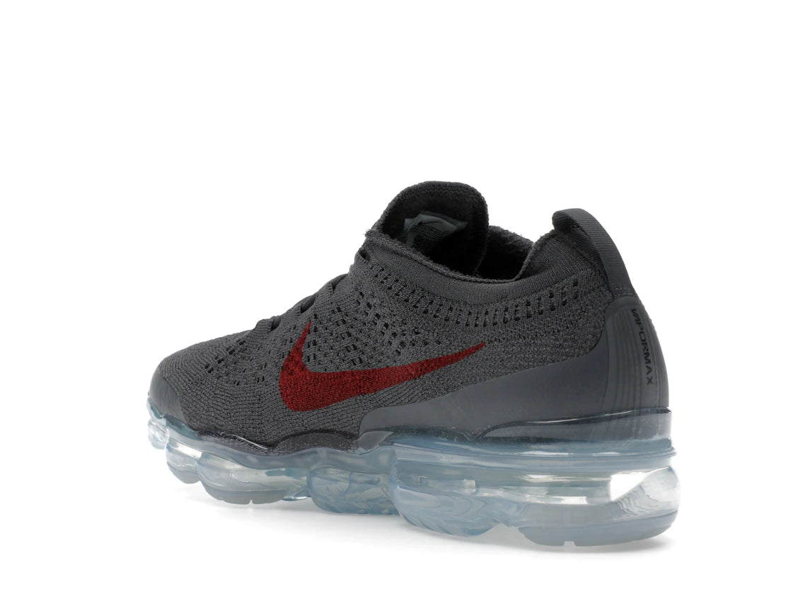 Nike Air VaporMax 2023 Flyknit Dark Grey Gym Red - vue secondaire B