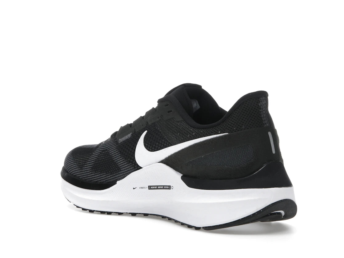 Nike Air Zoom Structure 25 Black White (Women's) - vue secondaire B